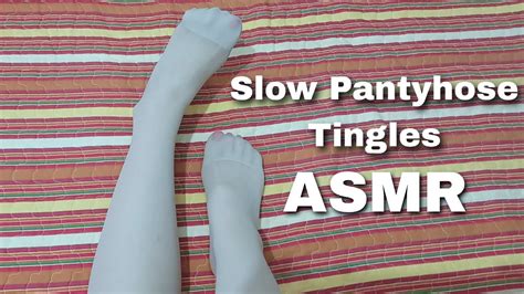 Asmr Slow Pantyhose Tingles Scratching Feet Sounds No Talking 👣