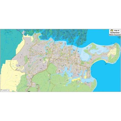 Lga Map Sydney Waverley Council Local Government Area Large Map 1