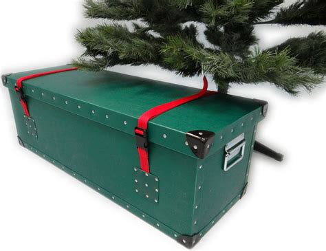 Artificial Christmas Tree Luxury Storage Box Container Case Made In Uk Home Furnitur