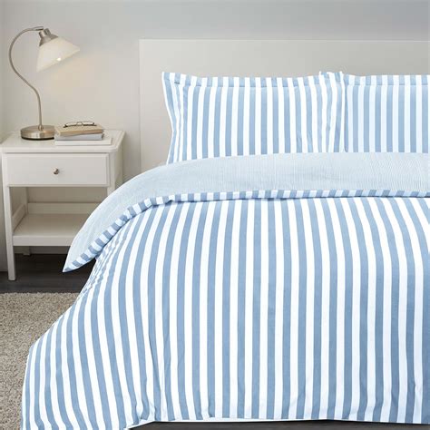 100 Combed Cotton Duvet Cover Set Bedding Cosy Winter Stripe Yarn Dyed T200 Bedding Home And Garden