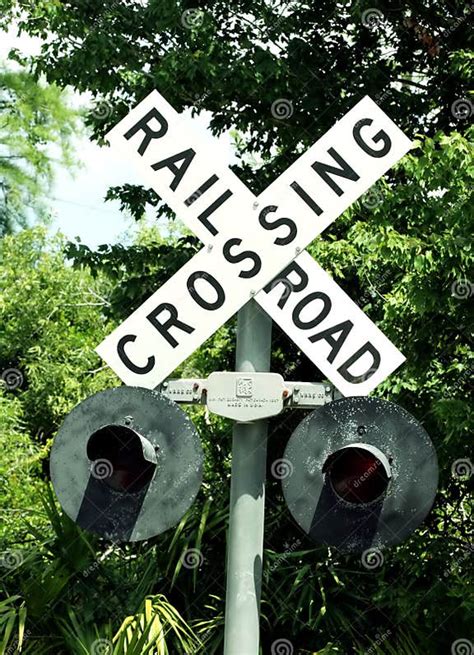 crossing railroad stock image image of plant railroad 142145