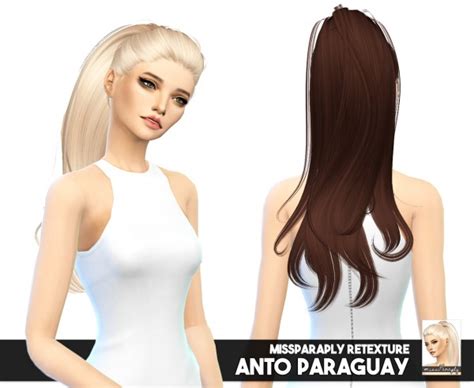 Sims 4 Hairs Miss Paraply Nightcrawler`s And Anto`s Hairs Retextured