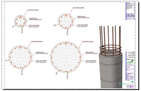 Circular Section Reinforced Concrete Column Details Concrete Column Reinforced Concrete Concrete