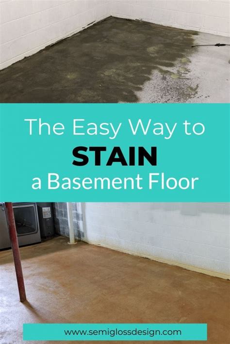 Stained Concrete Basement Floor Diy Flooring Guide By Cinvex
