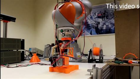 3d Printing Using Collaborative Robot Youtube