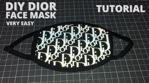 Easy Diy Dior Face Mask Heat Transfer Youtube
