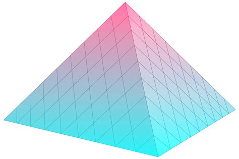 Triangular Clipart Pyramid Triangular Pyramid Transparent Free For