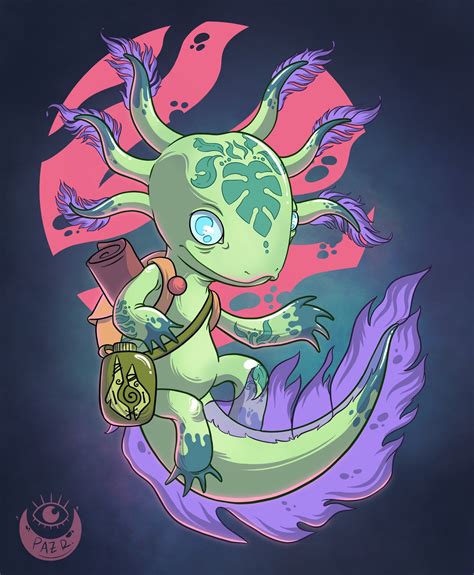 Artstation Axolotl Adventurer