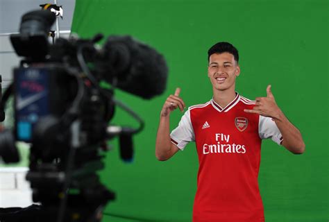 gabriel martinelli in pictures arsenal unveil summer signing in new