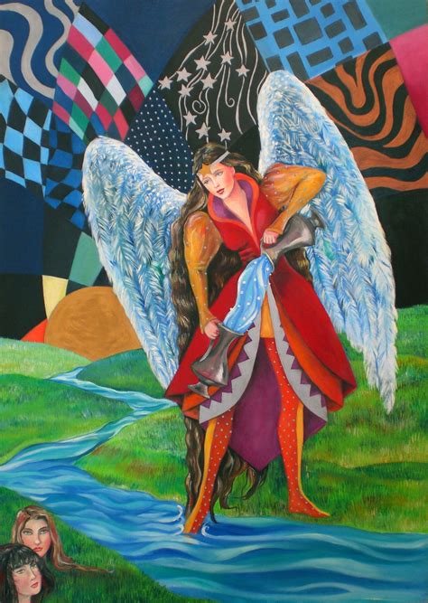 Temperance (tarot card #14) is most closely related to the emperor (tarot card #4). the tarot - the temperance 14 | Tarot cards art, Tarot art, Tarot major arcana