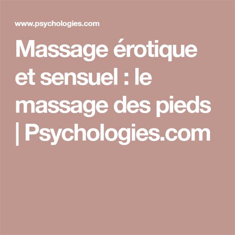 8 Massages Sensuels Et érotiques Avec Images Massage