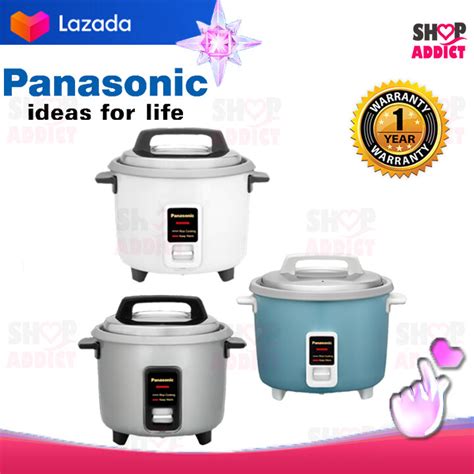 panasonic 1 8l automatic rice cooker sr y18gaskn panasonic periuk nasi random colour lazada