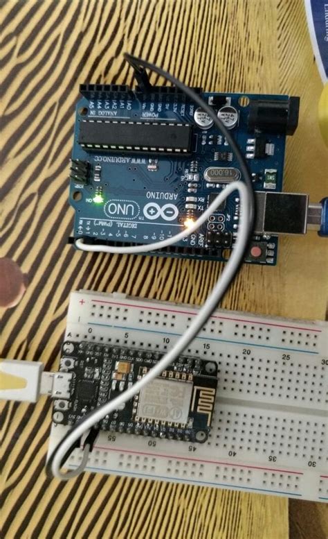 Interfacing Arduino Uno With Nodemcu Icircuit