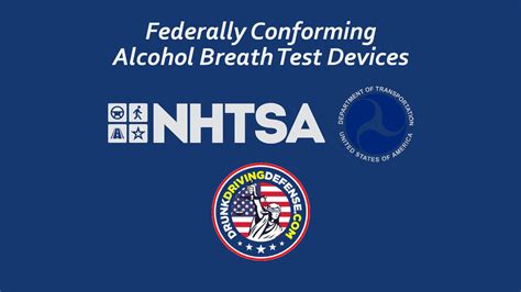 Federal Alcohol Screening Devices Approved Alcohol Breath Tests