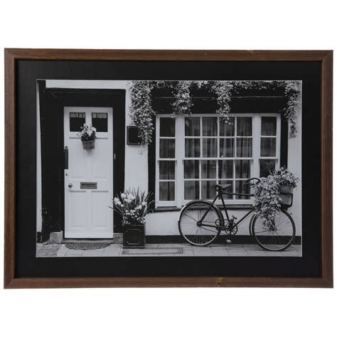 Hobby lobby is closed on thanksgiving so that its employees can spend time with their families. Black & White Bicycle Porch Framed Wall Decor | Hobby ...