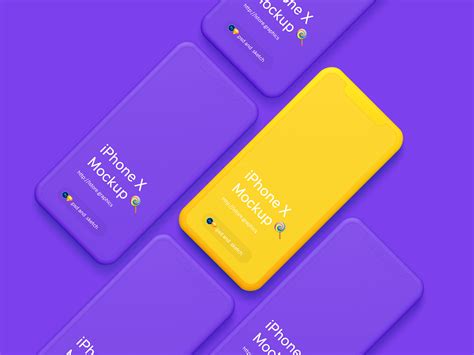 simple iphone  mockups lsgraphics