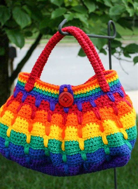 20 Awesome Colorful Crochet Bags Patterns Amelias Crochet World