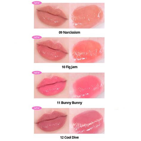 Amuse Face Diamond Lip Fuller Jel Fit Tint With Lip Smudger Set