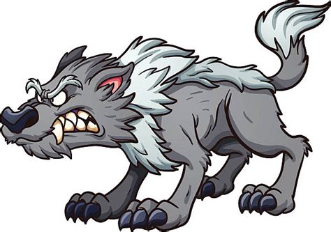 Best Wolf Angry Illustrations Royalty Free Vector Graphics And Clip Art