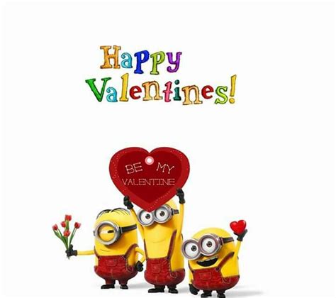 Happy Valentines Day Minion Valentine Minions Valentines Quotes