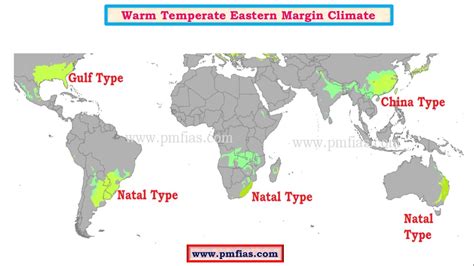 Temperate Climate Zone Map