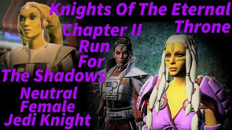 13 comments on swtor shadow of revan story cutscenes. SWTOR Knights of the Eternal Throne (KOTET) Chapter 2 Run for the Shadows (Neutral Fem.Jedi ...