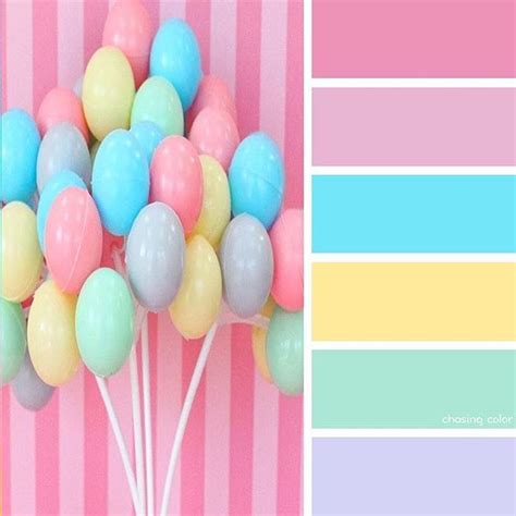 shades of pastel candy photo credit instagram pastelsandpallets chasingcolor colorthe