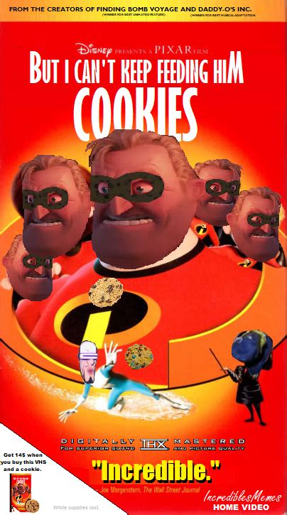 The Boxart For The Incredibles But Bob Cant Keep Giving Them Cookies