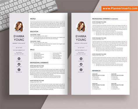 Use one of our free resume templates for word and get one step closer to the perfect job application. Professional CV Template, Editable CV Format, Curriculum ...