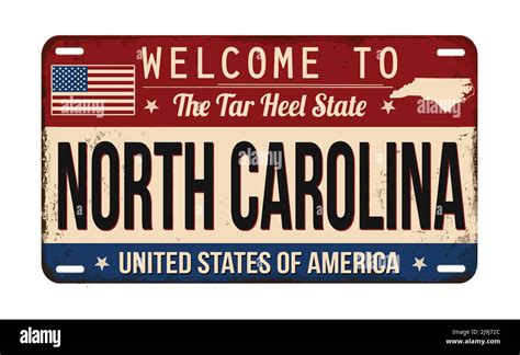 Old Map North Carolina Stock Vector Images Alamy