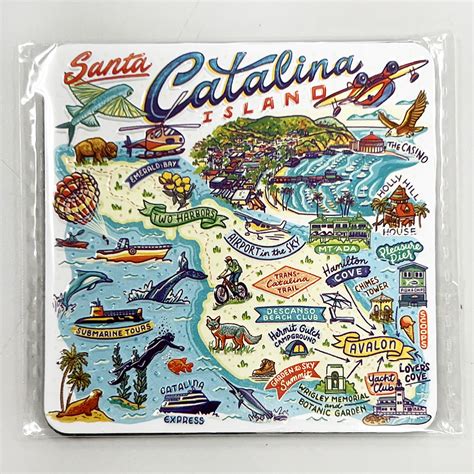 Catalina Island Souvenir Magnet Latitude 33