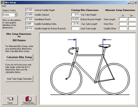Mountain Bike Geometry Calculator Ng