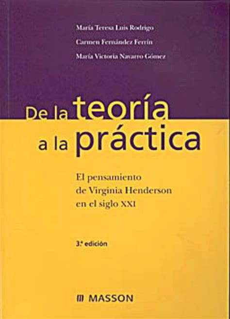 De La Teoría A La Práctica El Pensamiento De Virginia Henderson En El