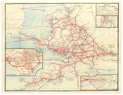 Great Western Railway System Map