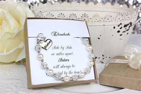 What is an appropriate gift for sisters wedding? Sister Wedding Gift, Sister Charm Bracelet, Wedding Gift ...