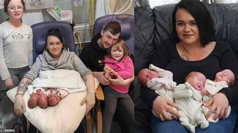 Identical Triplets Born To The Couple Defying One In 200 Million Odds