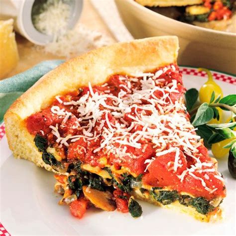 Chicago Style Deep Dish Pizza Recipes Pampered Chef Us Site
