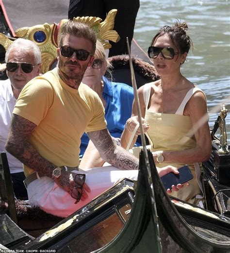 Victoria Beckham Puts On A Cosy Display With Husband David In Venice In