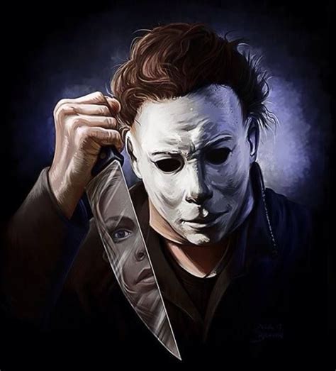 Horror Movie Art Halloween Michael Myers By Zachary Jackson