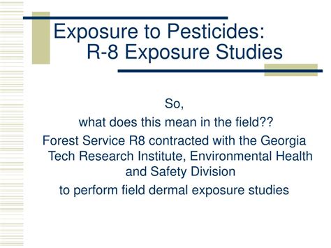 Ppt Exposure To Pesticides Powerpoint Presentation Free Download