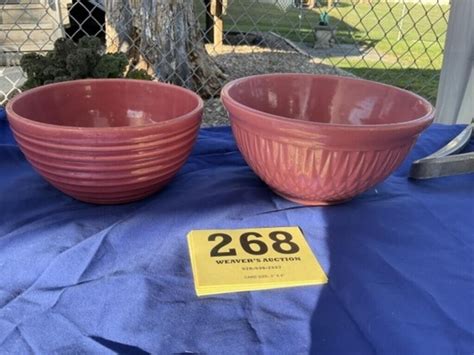 Find And Bid On Lot 268 2 Pottery Bowls 1 Signed Us Now For Sale