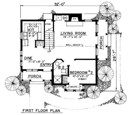 House Plan 86000 Victorian Style With 1183 Sq Ft 2 Bed 2 Bath