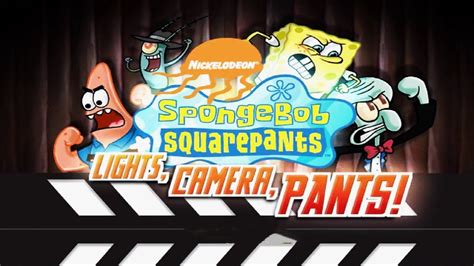 Spongebob Squarepants Lights Camera Pants All Cutscenes Game Movie