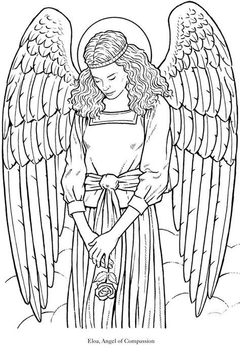 63 Best Angels Coloring Pages For Adults Images On Pinterest Coloring Books Colouring Pages