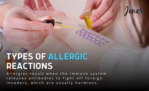 Different Types Of Allergic Reactions