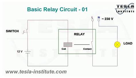 Basic Relay Circuit - 01 - YouTube