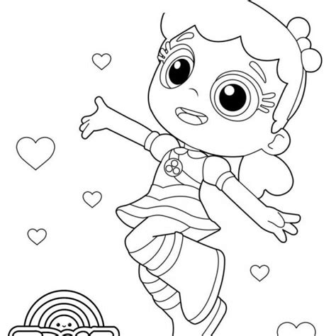 True And The Rainbow Kingdom Coloring Pages True And Bartleby Line