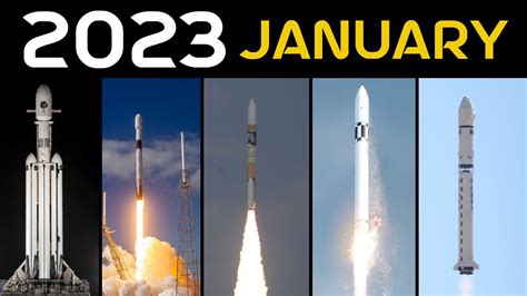 Rocket Launch Compilation 2023 January Go To Space Youtube