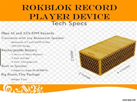 Ppt Rokblok World First Wireless Smallest Portable Record Player