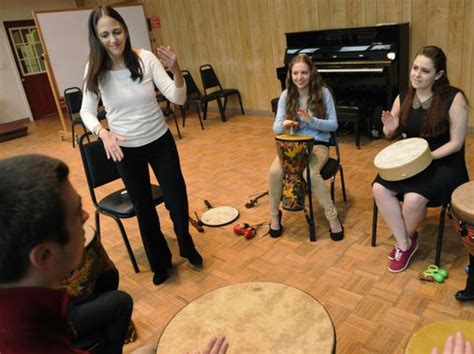 The best schools to get a music therapy degree include berklee college, nyu, florida state university, montclair state university & university of the pacific. Music therapist takes melodic approach to healing - The Boston Globe